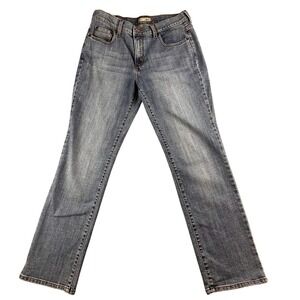 Levi's 505 Jeans Women 10 Medium Blue Straight Leg Cotton Stretch‎ 5-Pocket